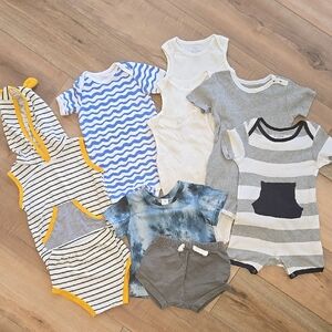 9-12 month baby boy bundle warm weather